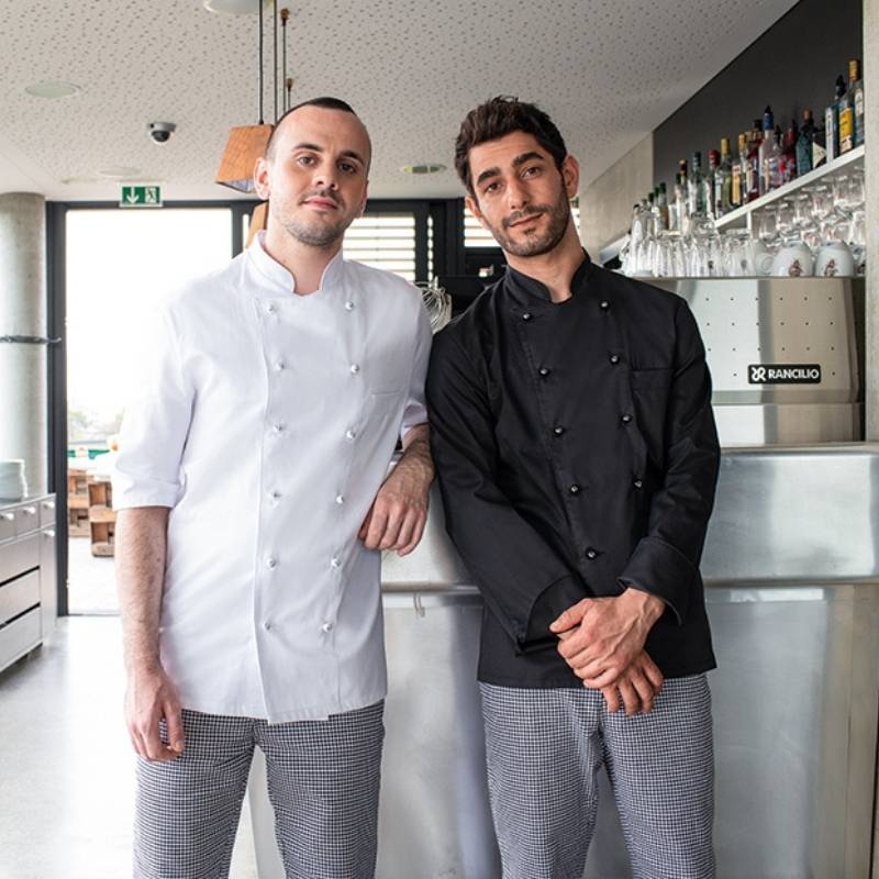 Horeca Branche koksbuis wit zwart Horeca Branche koksbuis wit zwart