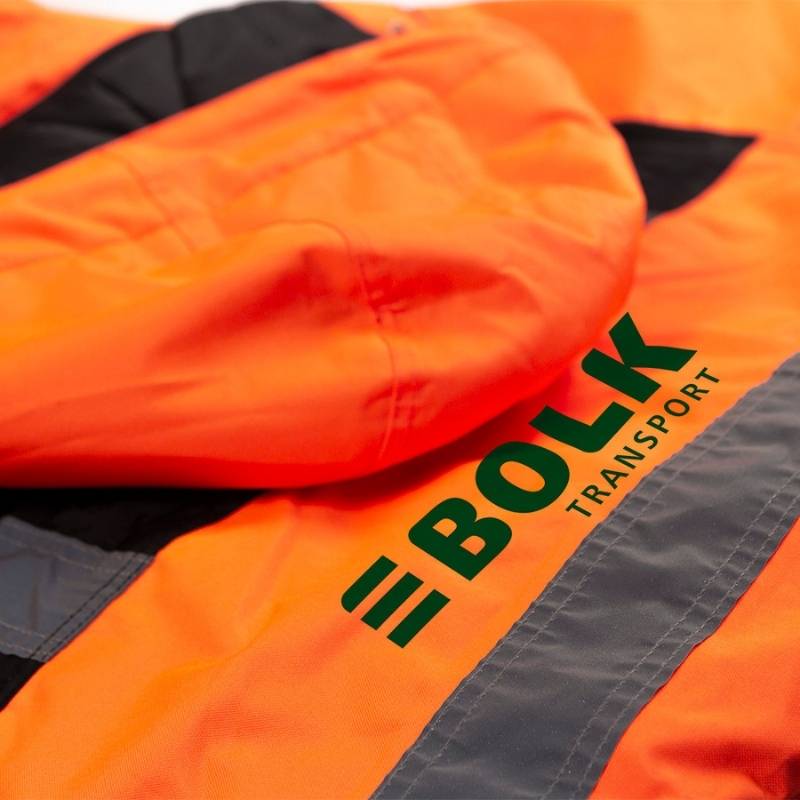 Klantcase_Bolk_Jas_Oranje Bedrijfskleding Bolk Transport en logistiek