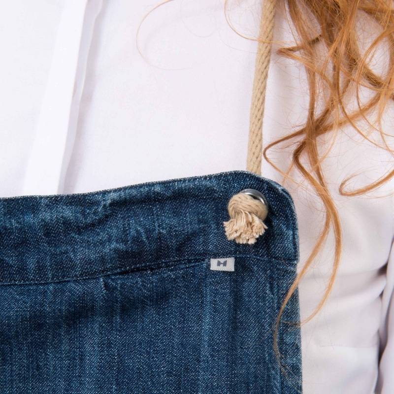 LeNouveau_Chef_Denimschort_Detail FIJNE WERKKLEDING VOOR GELUKKIGE WERKNEMERS