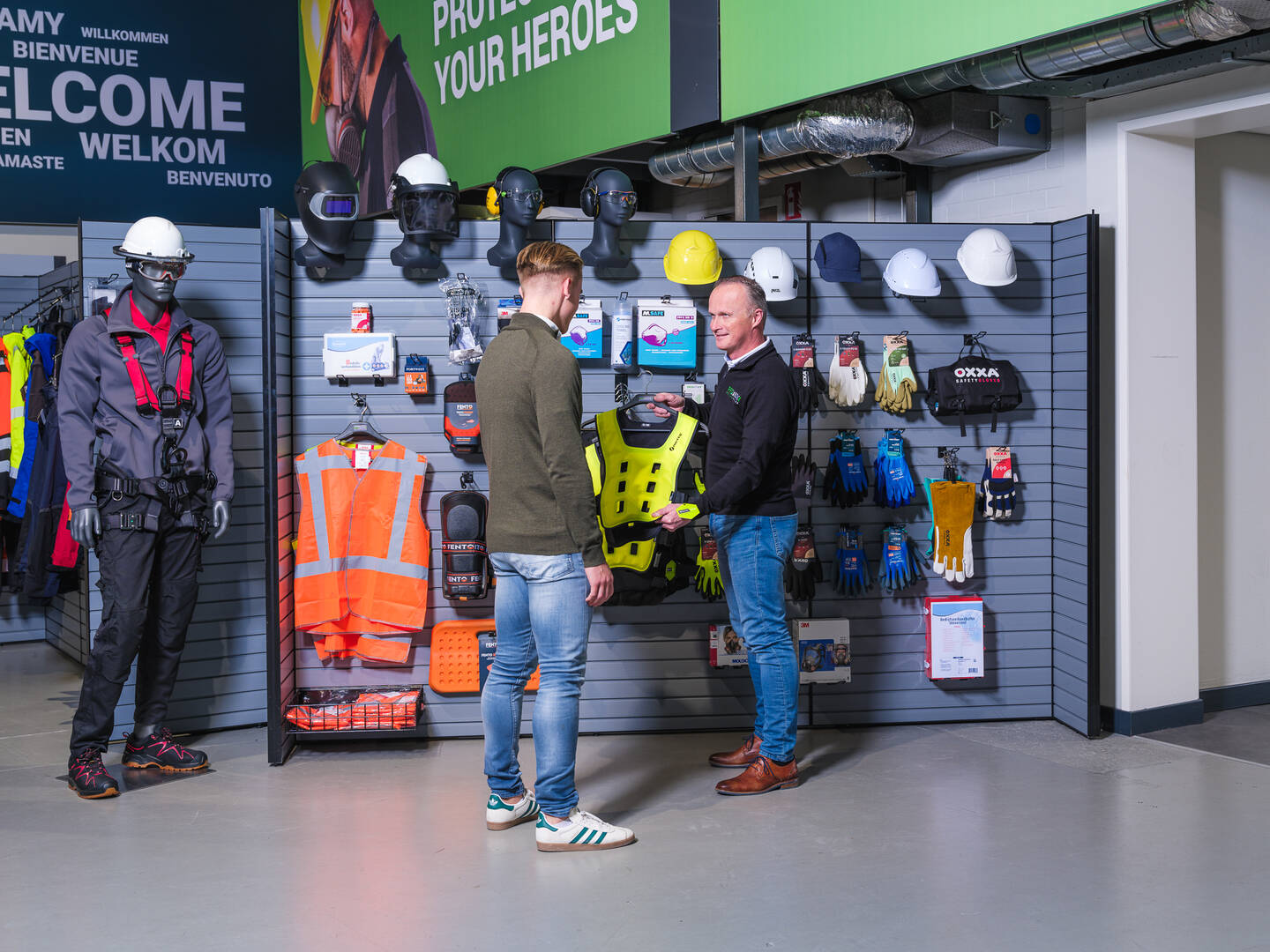 Showroom bedrijfskleding in Rijssen