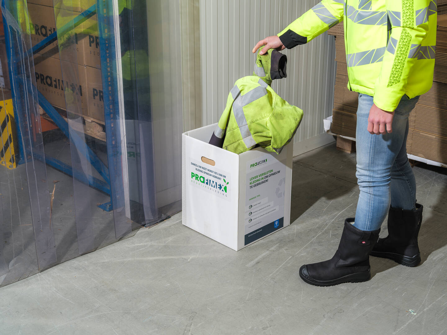 Bedrijfskleding recyclen Profimex